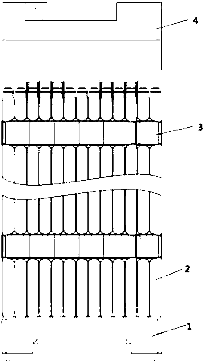 Fuel assembly, and bottom device and foreign body-resistant assembly thereof