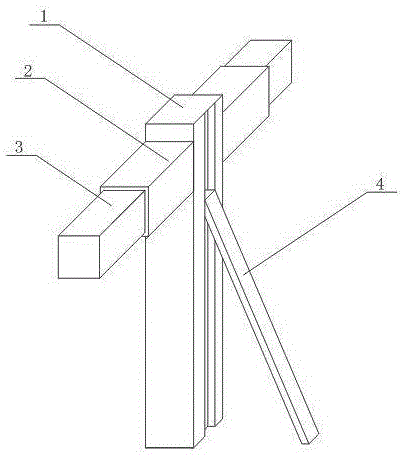 Grape supporting column