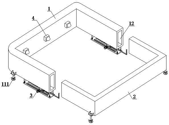 Bridge pier placing device convenient to position for bridge construction and implementation method thereof