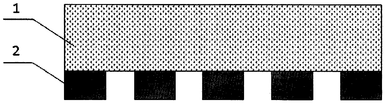 Immersive surface plasmon interference lithography method with adjustable resolution