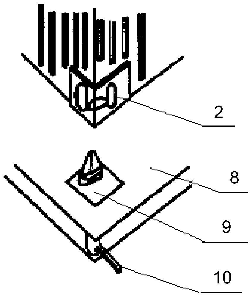 Safety protection system and safety protection method for preventing container truck from being hoisted