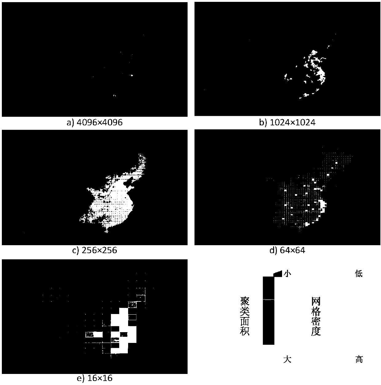 Grid-based spatial multi-scale fast clustering method