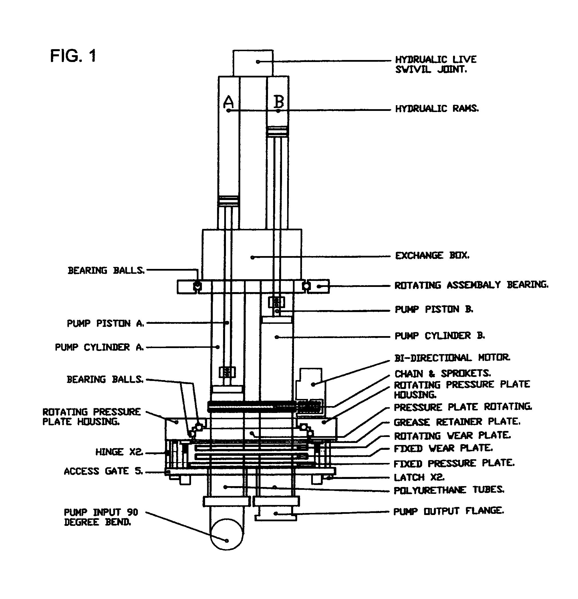 Concrete pump