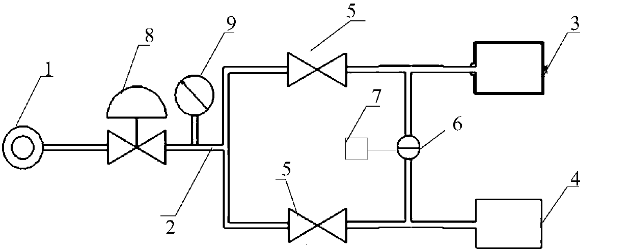 Gas tightness detection device and detection method