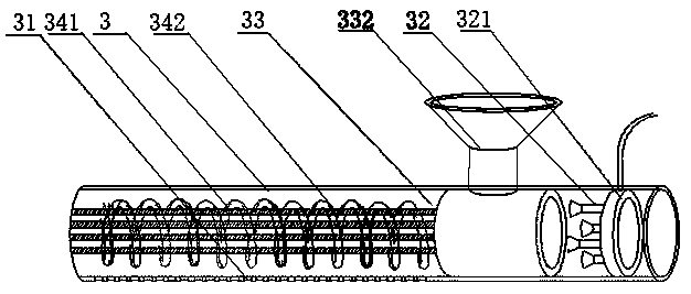 Automatic construction waste removing environmental protection device and using method thereof