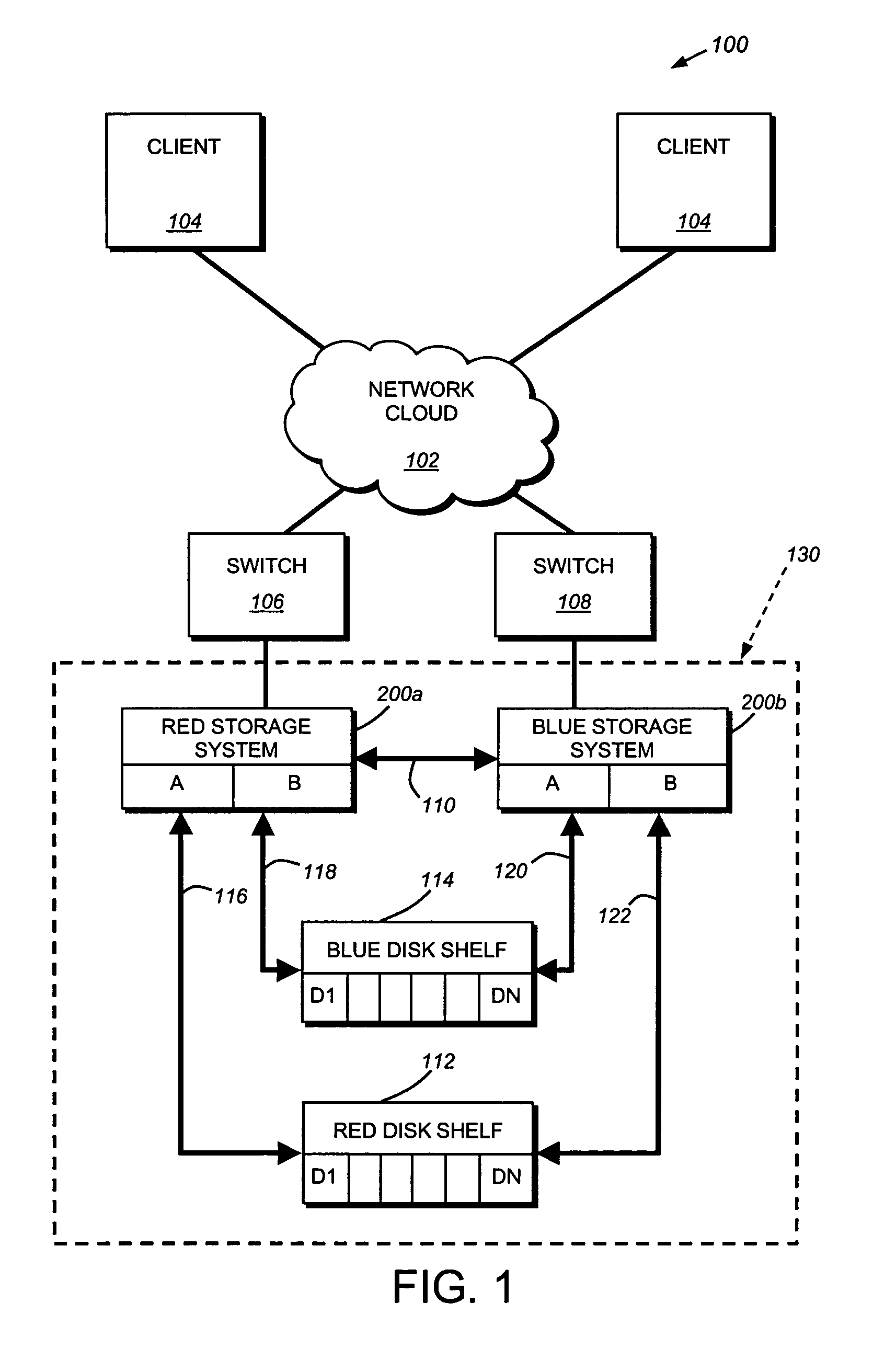 System and method for reliable peer communication in a clustered storage system