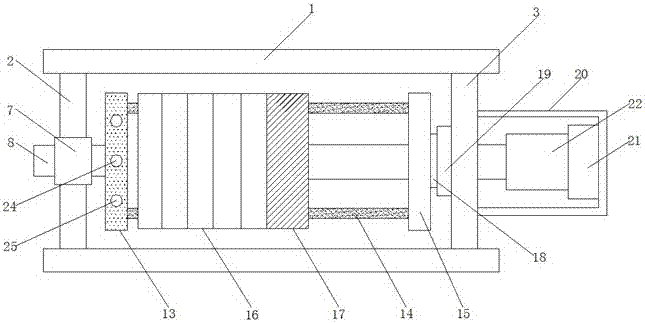 Gantry type filter press convenient in filter residue cleaning