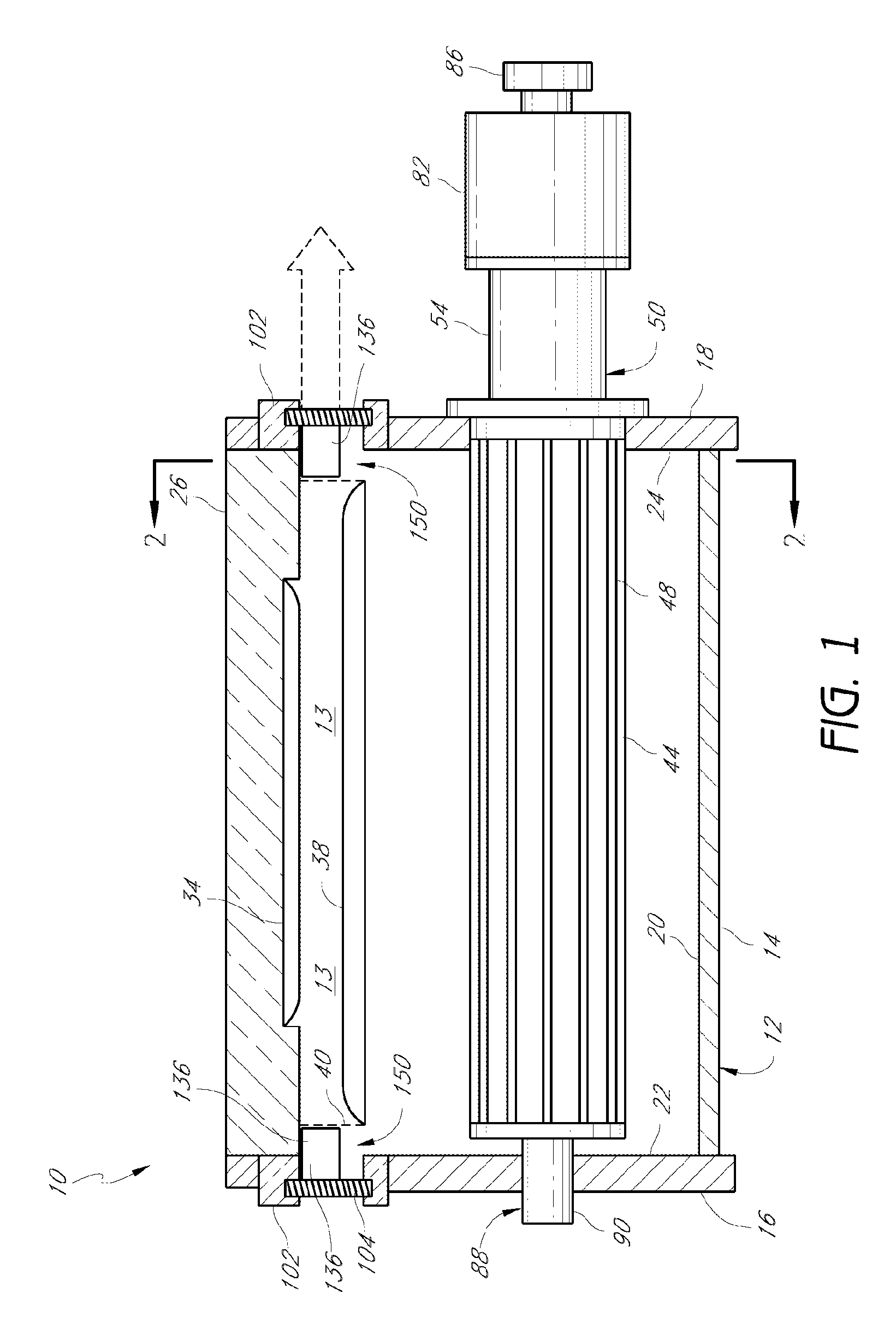 Rare gas-halogen excimer lasers with baffles