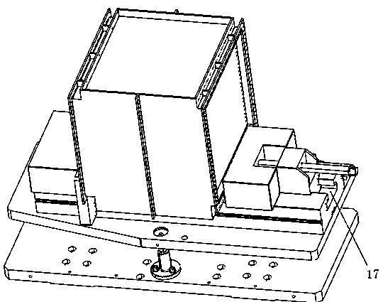 Simple leveling worktable used for electric spindle drilling