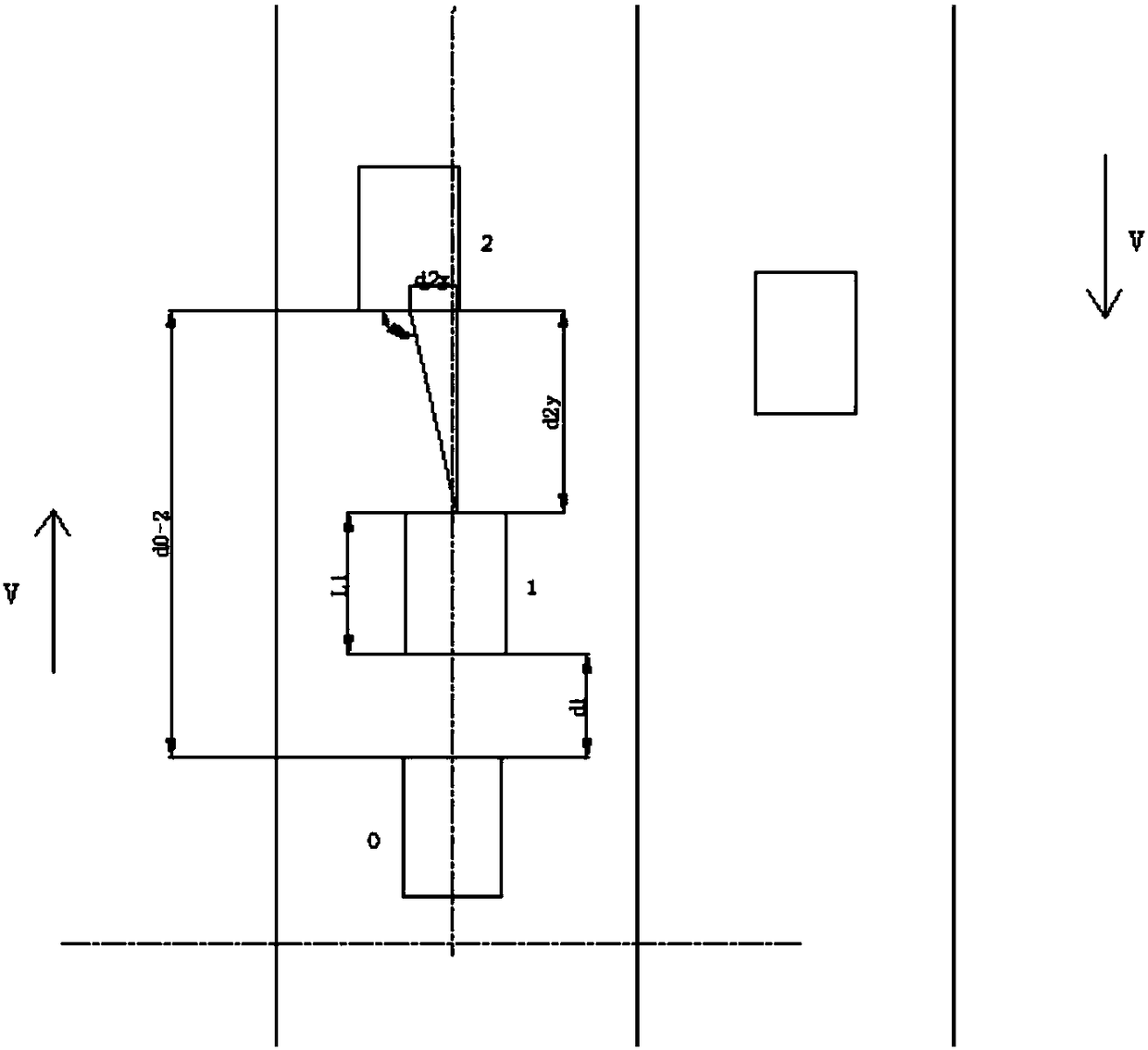 Vehicle to vehicle communication-based millimeter wave radar active obstacle avoidance method