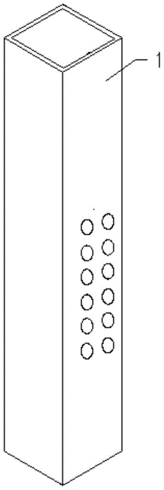 Steel tube and core tube mixed structure