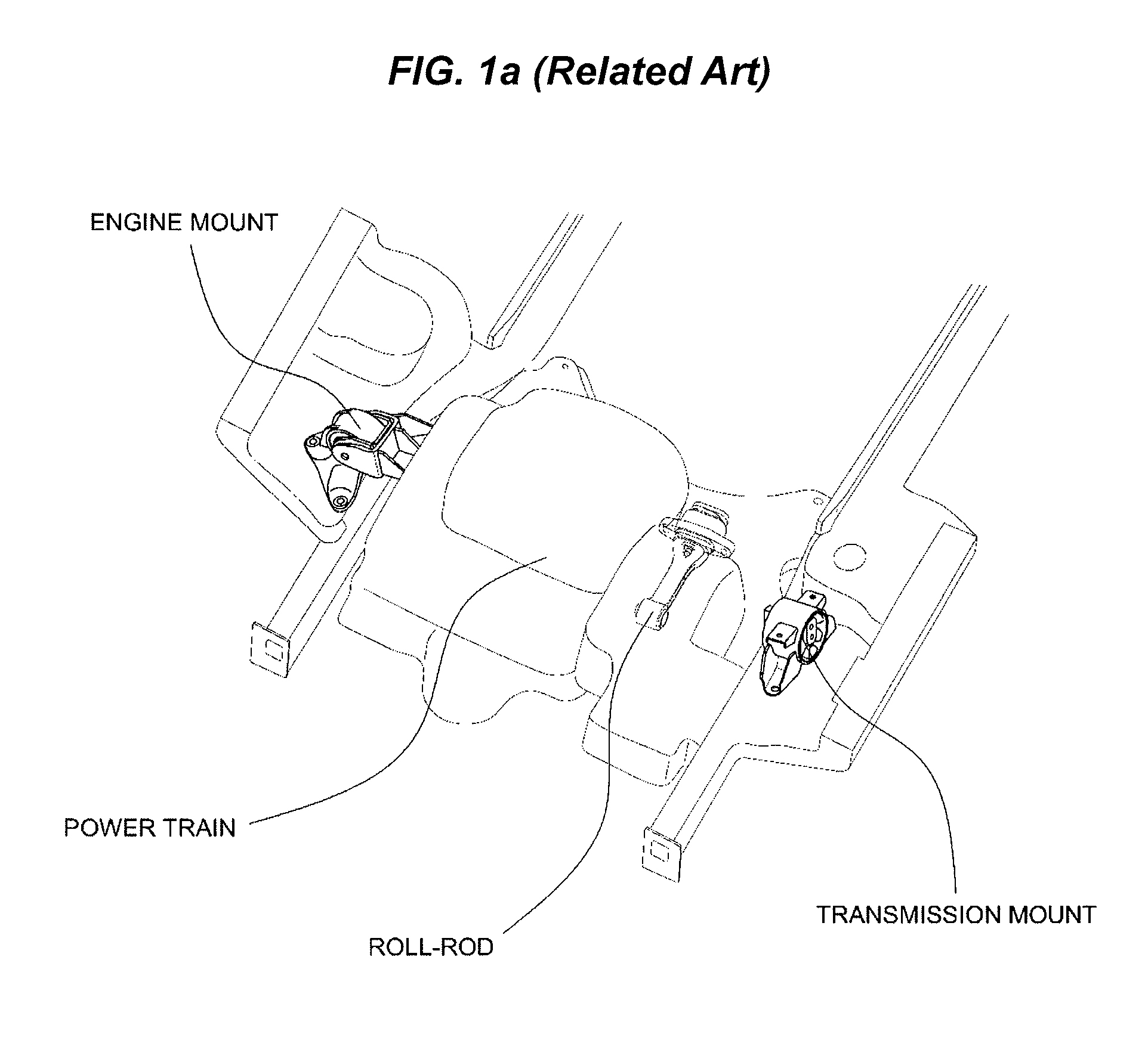 Structure of roll-rod for subframe