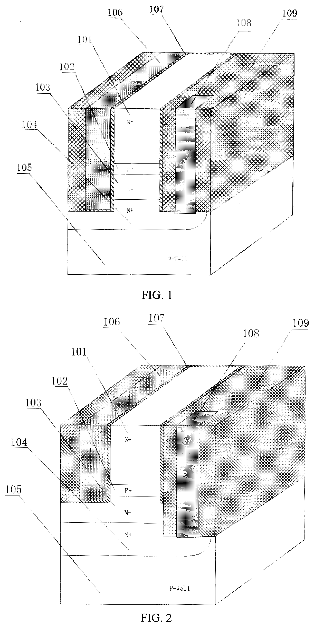 Nano-wall Integrated Circuit Structure with High Integrated Density