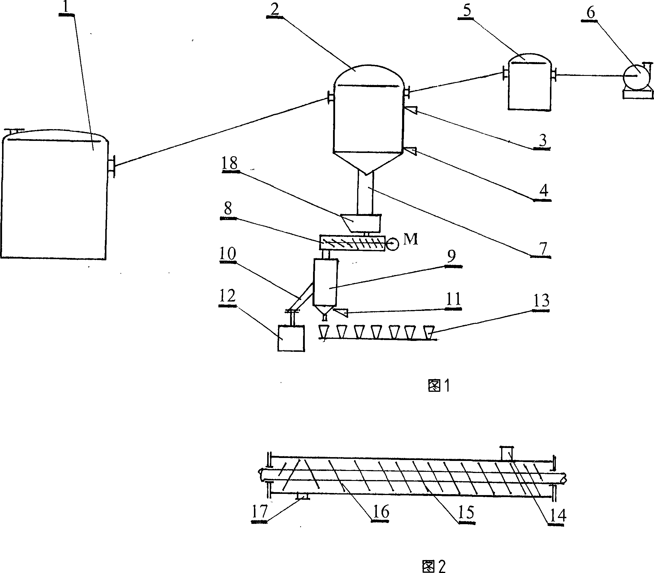 Automatic accurate weighing device for powdery material