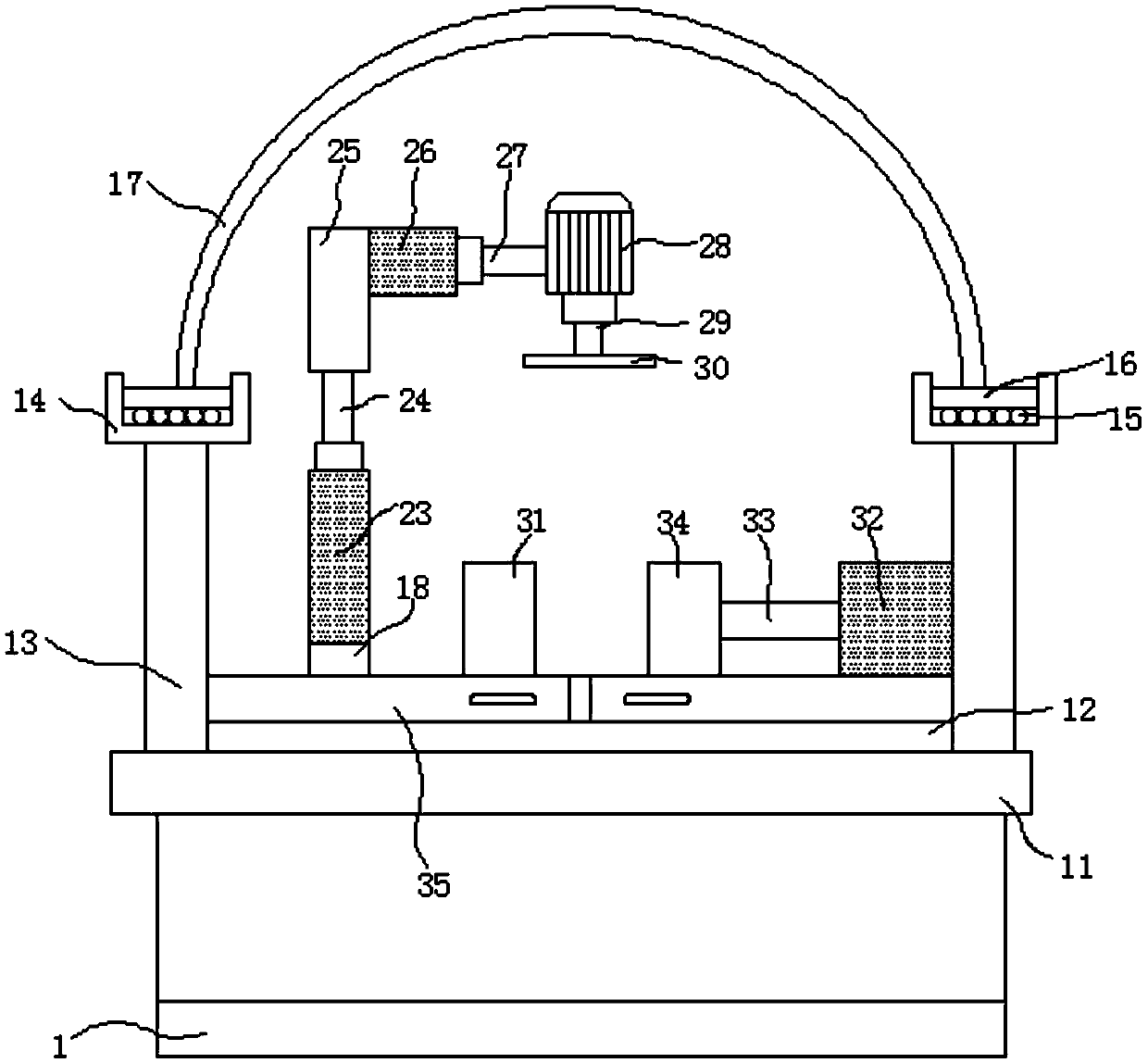 Polishing device for numerical control machine tool machining