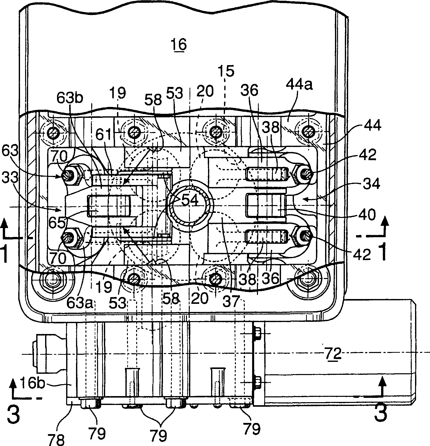 Valve operating device for engine