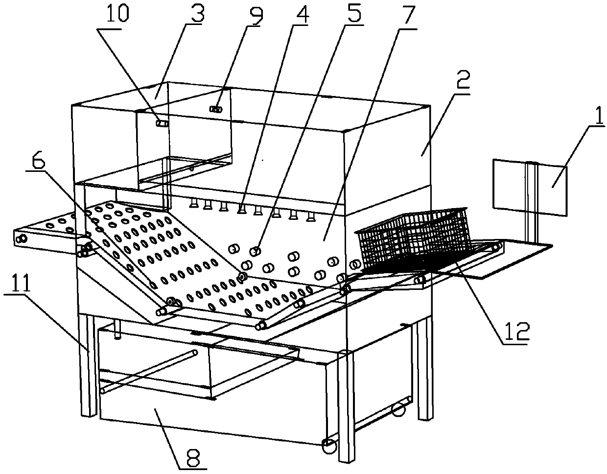 Shared multifunctional washer used for supermarket, washing method and water control system