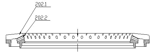 Multi-layer inner flame combustor and gas cooker with same