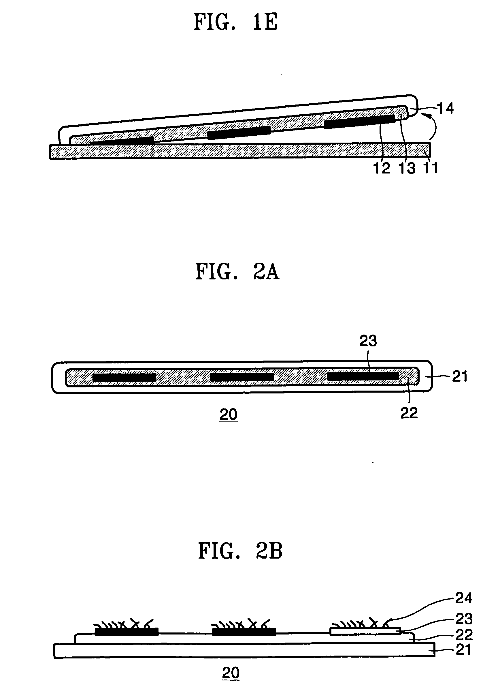 Flexible emitter using high molecular compound and method for fabricating the same