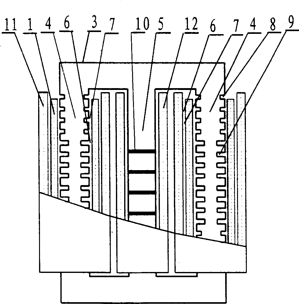 Biax arc suppression coil