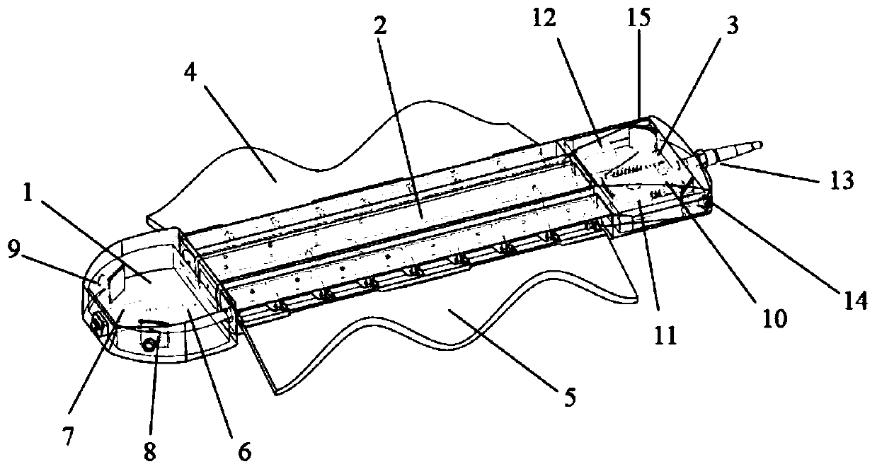 Underwater multipurpose robot propelled by bionic undulating fins