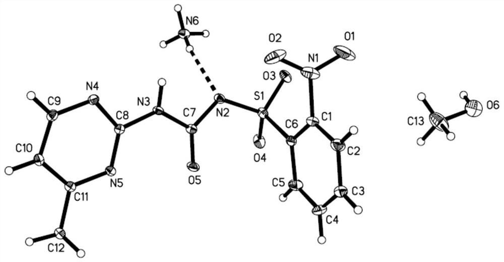 Monosulfuron-methyl derivative and preparation method thereof, herbicide and weeding method