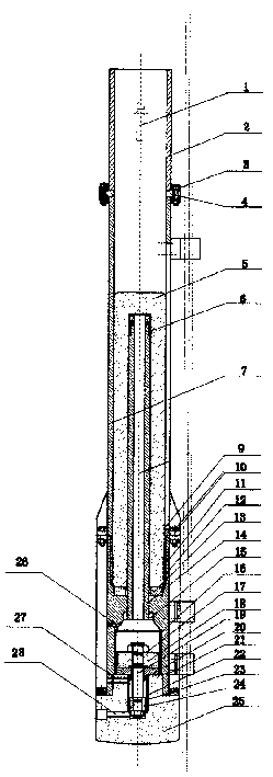 Pile-driving hydraulic hammer