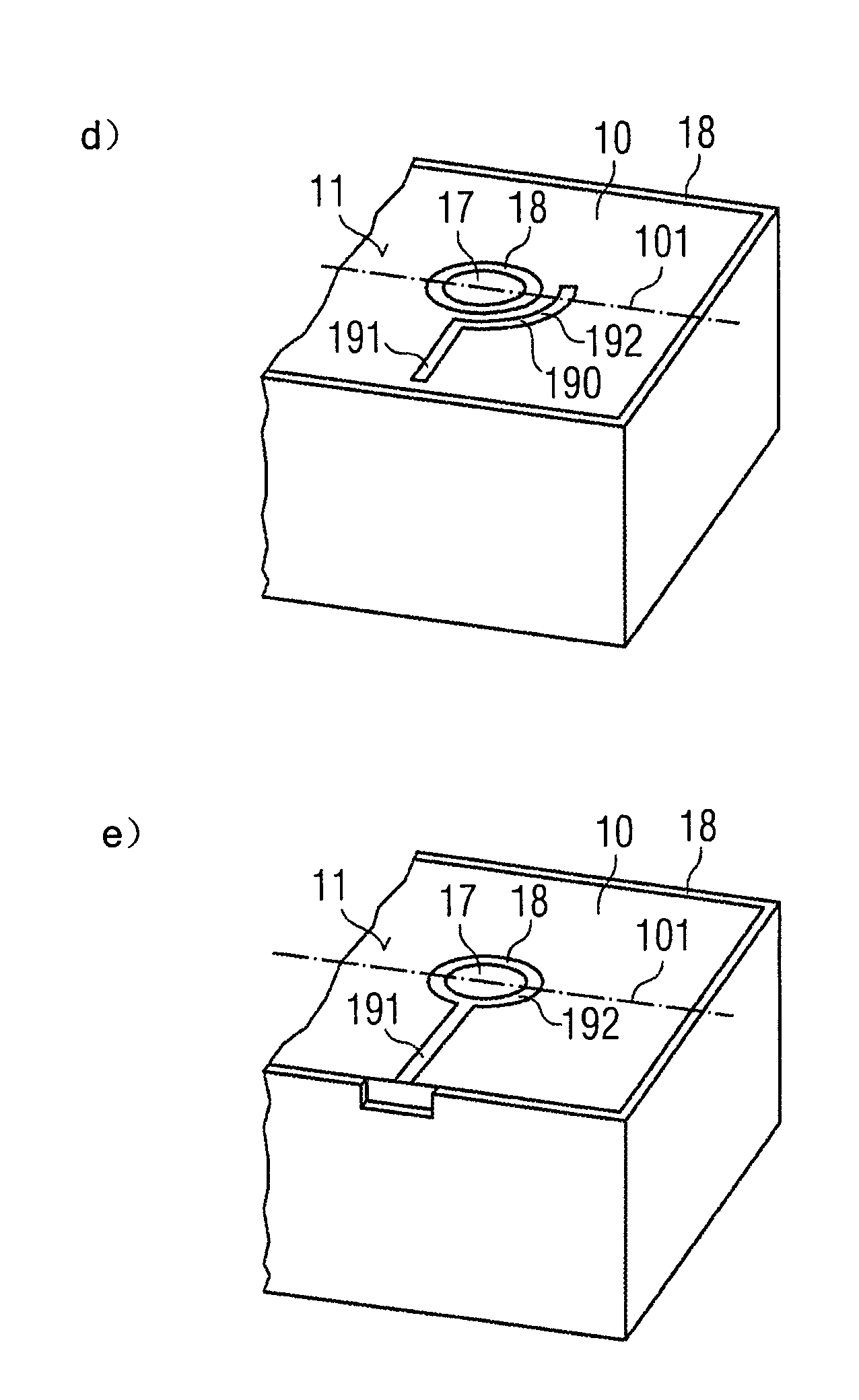 Filter for electronic signals and method for manufacturing it