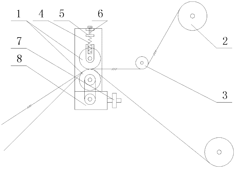 Synchronous feeding mechanism for tongue depressor machine