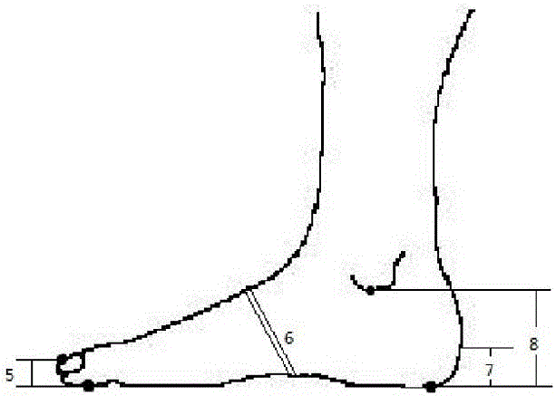 A method of measuring three-dimensional foot shape information and three-dimensional reconstruction model of the foot using rgb-d camera