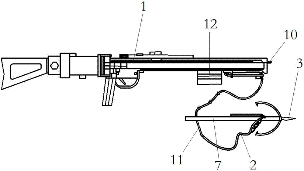 Turning anchor hook capable of measuring distance