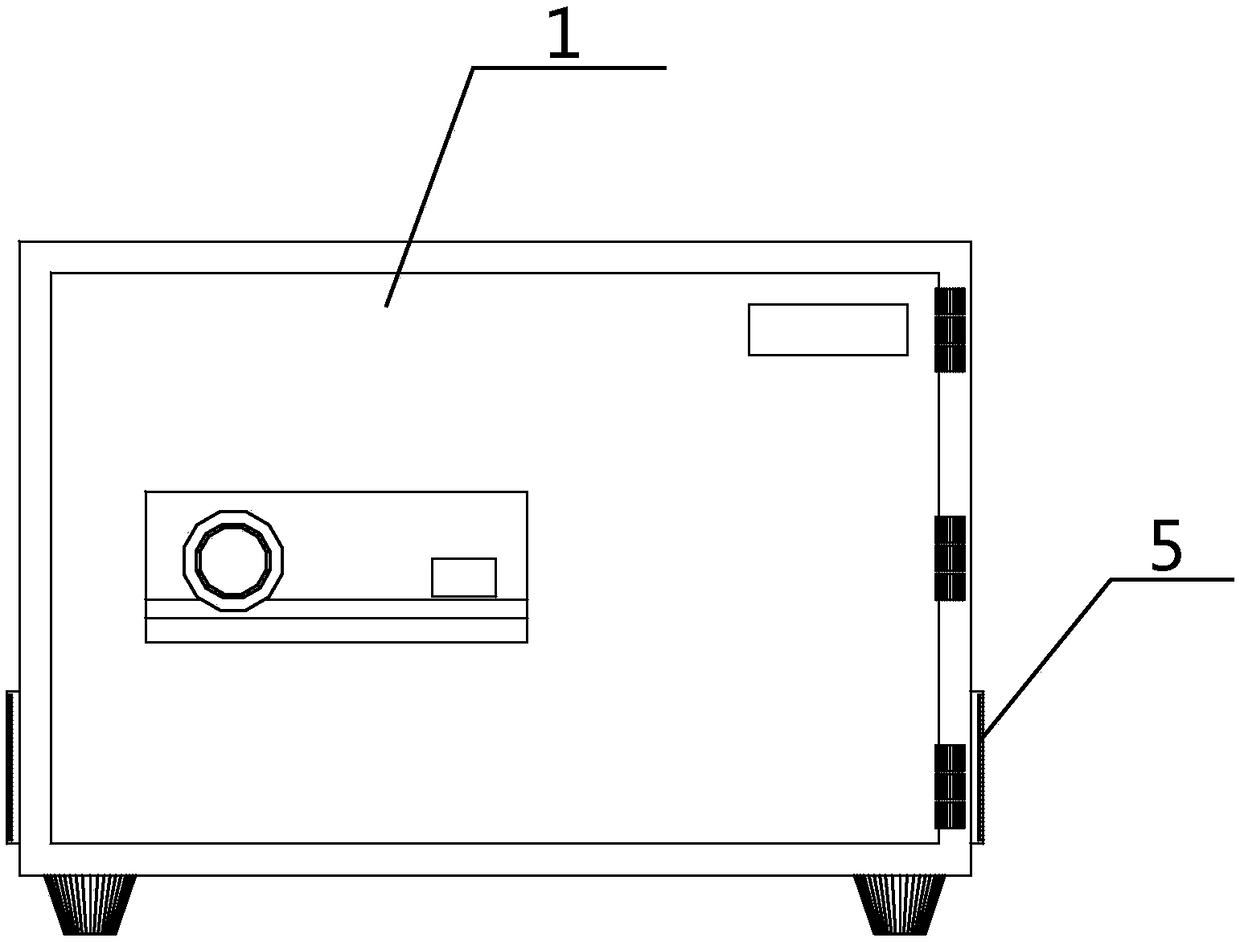 Fire-proof safe with alarm function