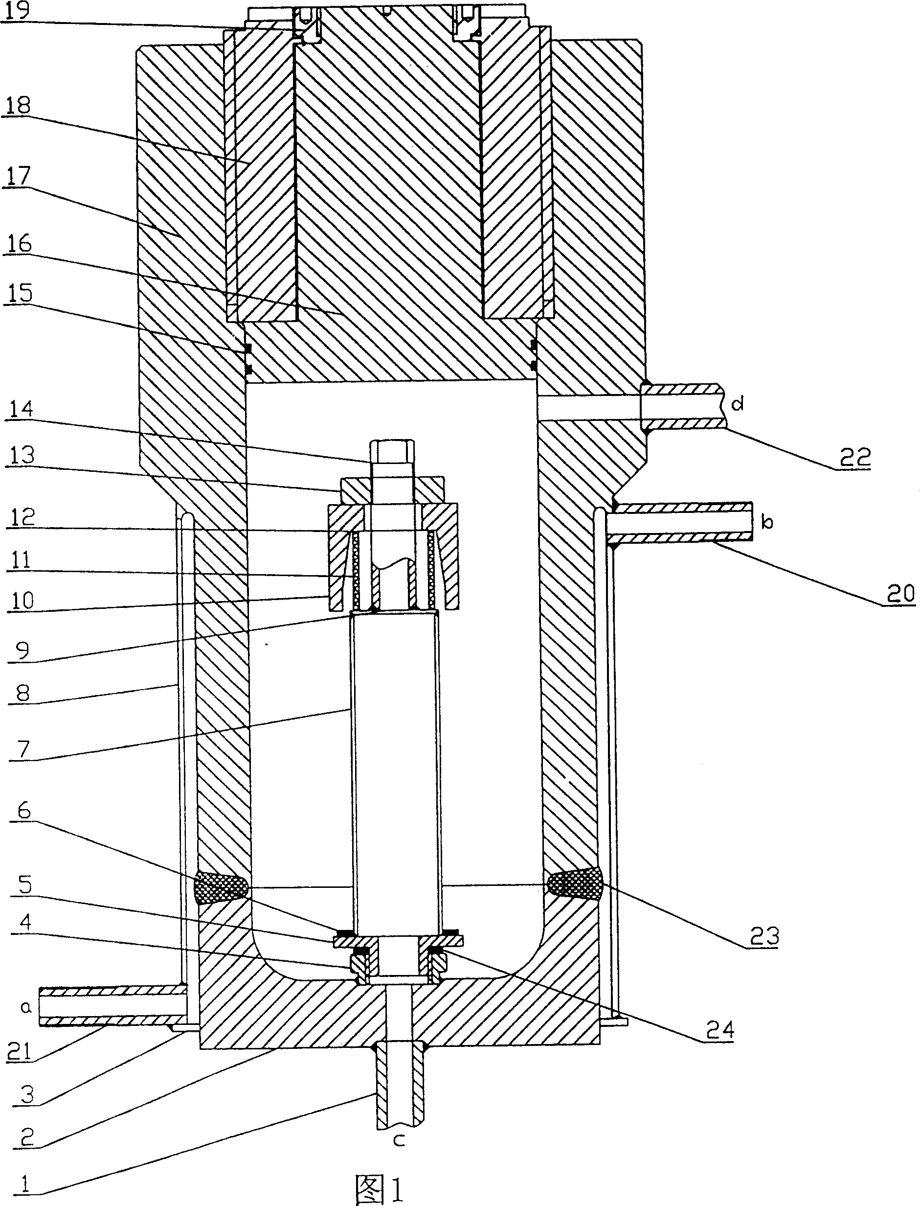 Dying still in supercritical CO2 dyeing device