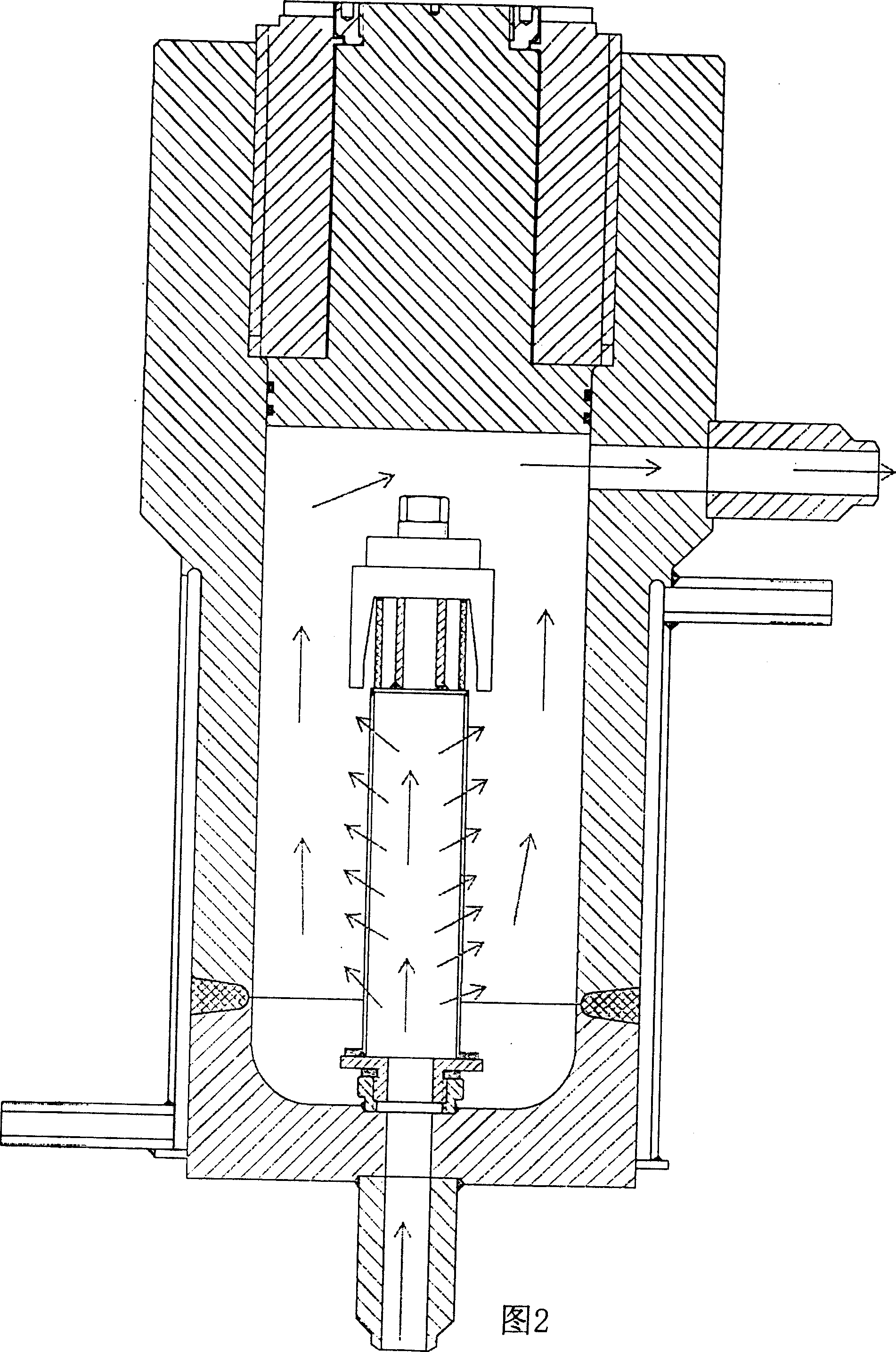 Dying still in supercritical CO2 dyeing device