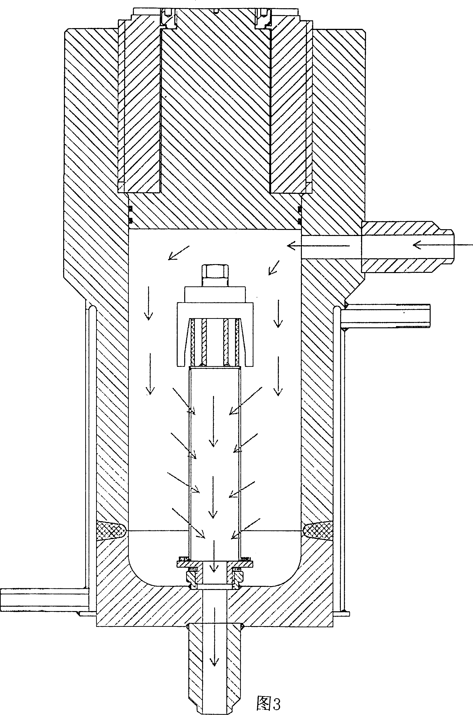 Dying still in supercritical CO2 dyeing device