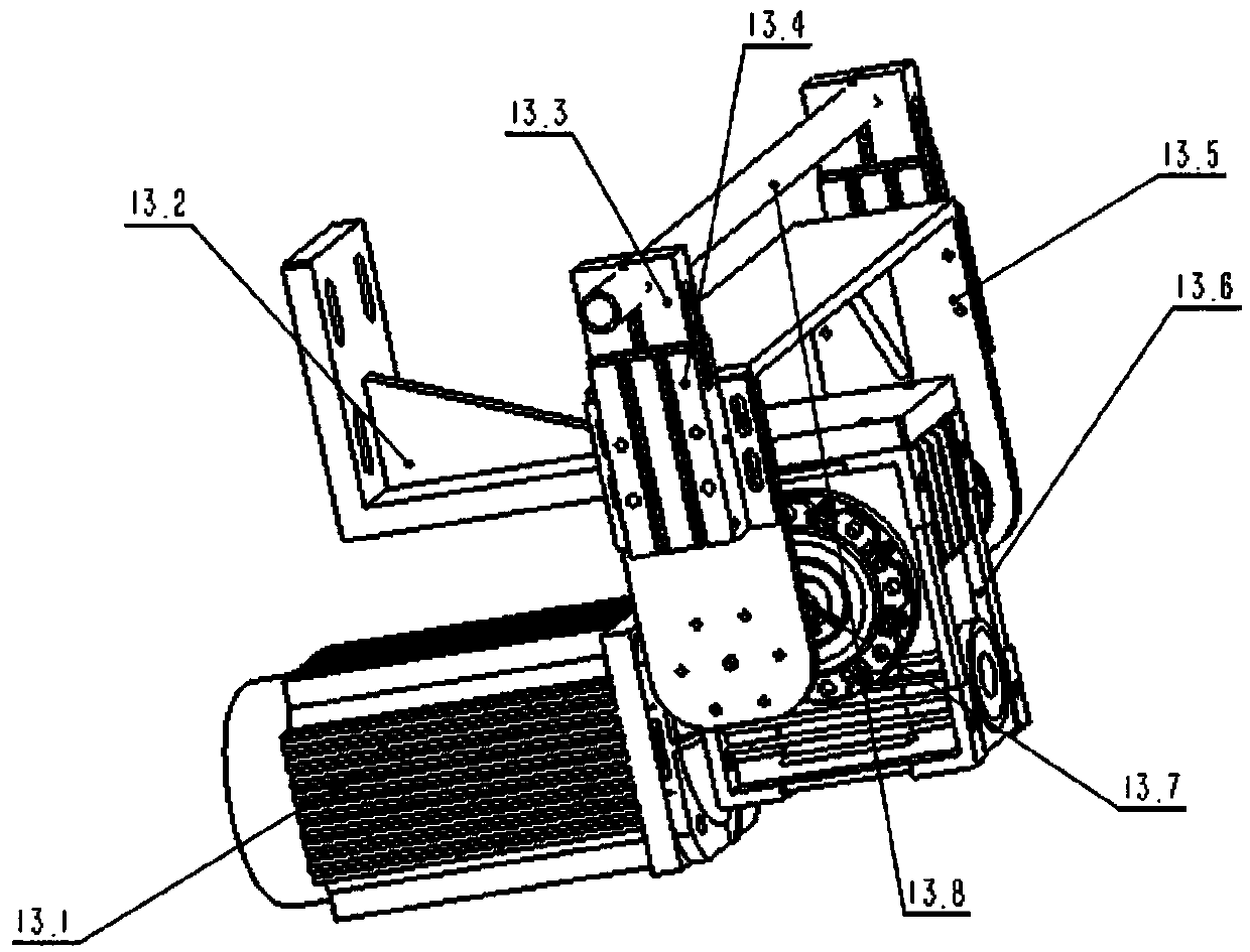 Automatic punching integrated unit for four intersecting lines at two ends of circular pipes