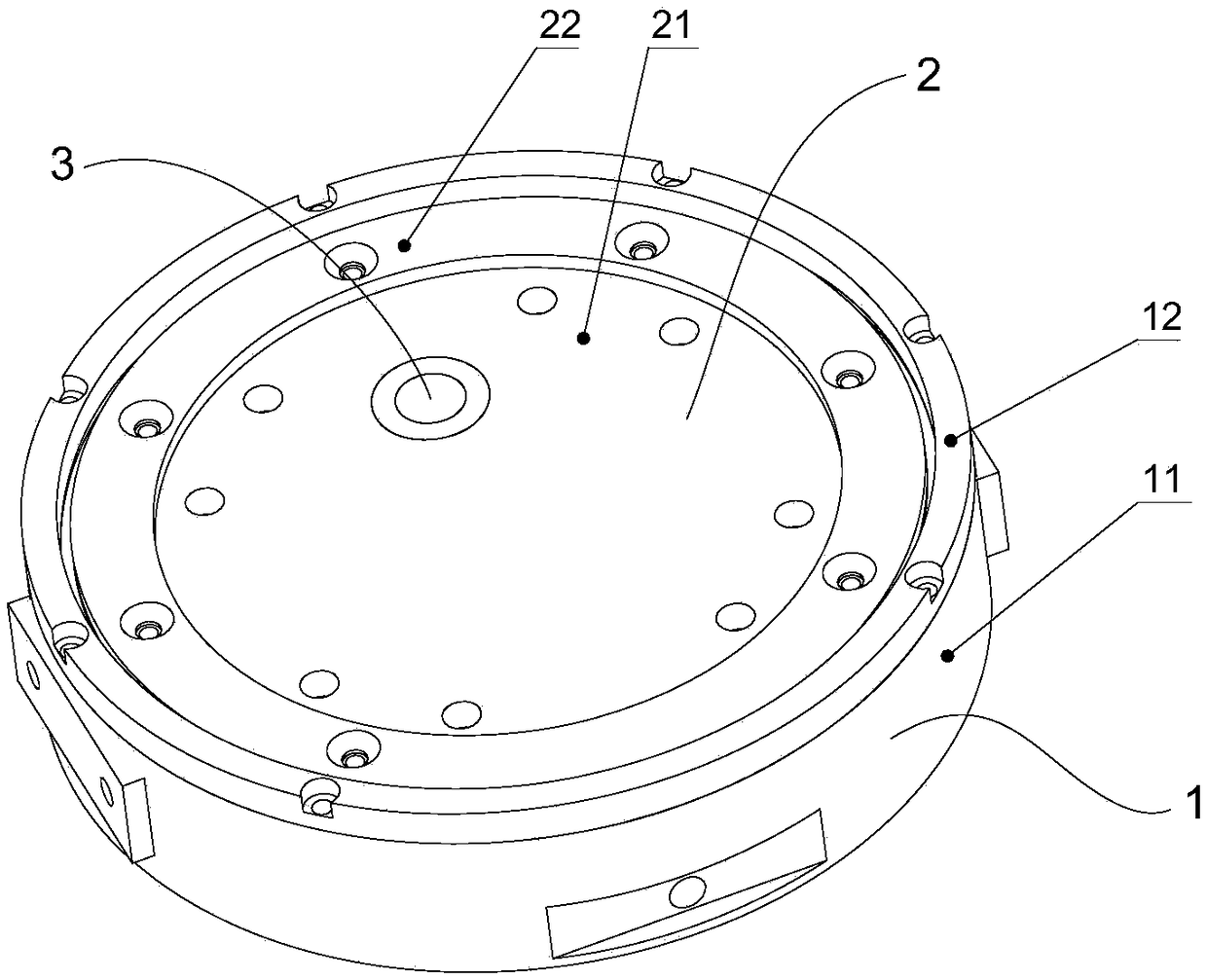 Robot joint variable rigidity module based on cam type lever structure