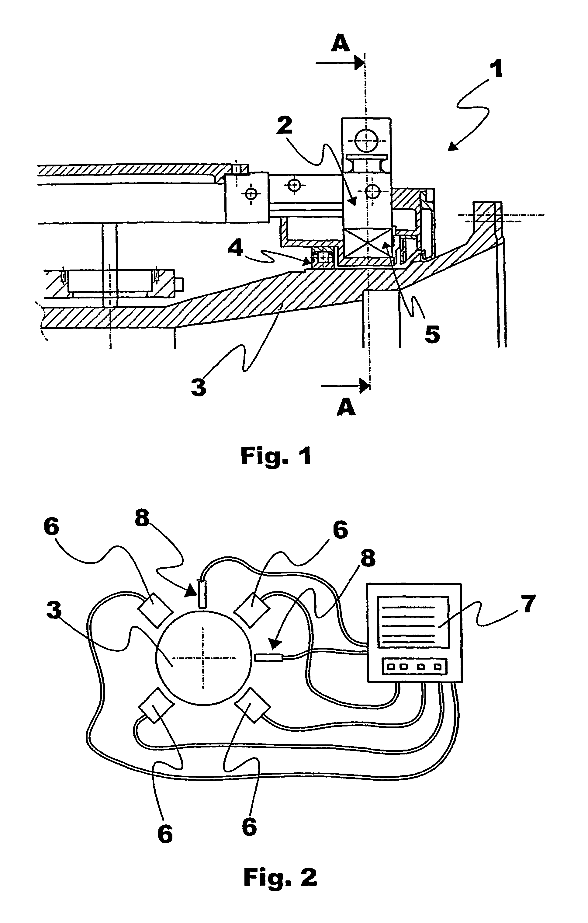 Laying head with a vibration damping device