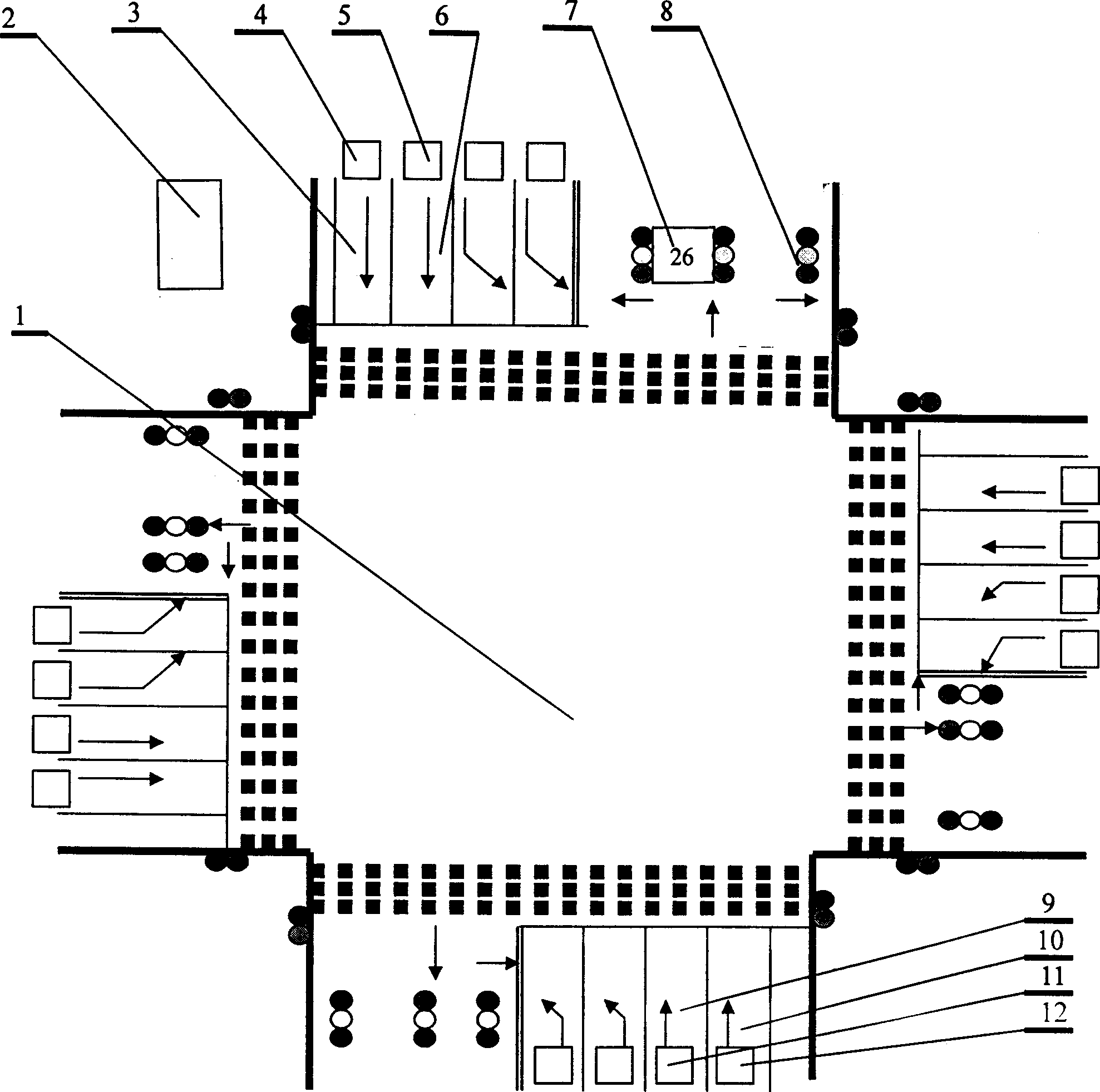 System and method for adaptive fuzzy control of traffic signal