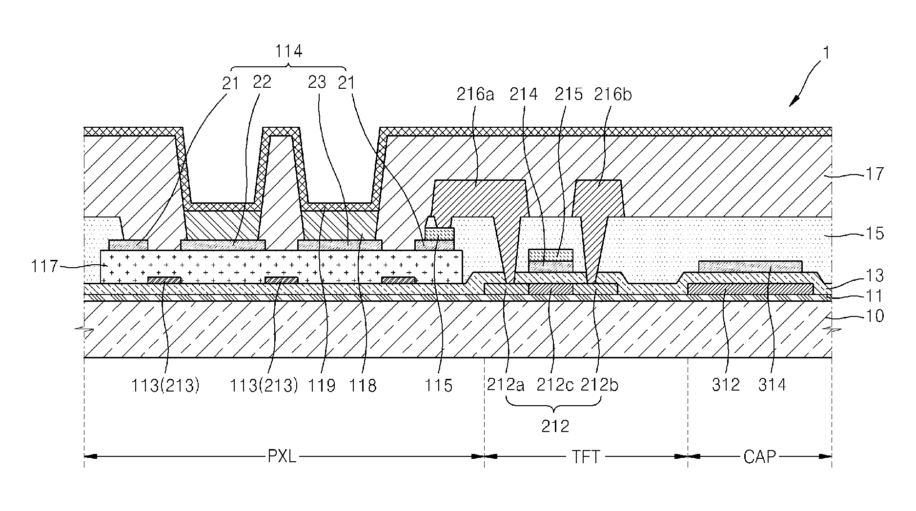 Organic light-emitting display device and method for manufacturing the organic light-emitting display device