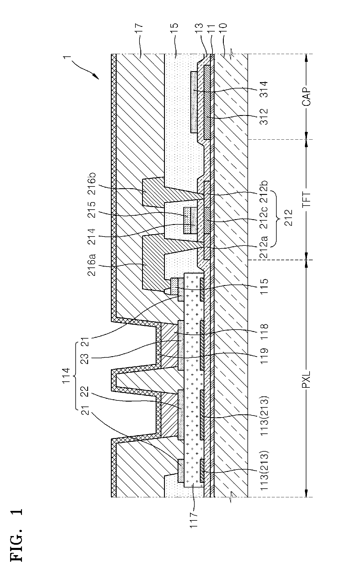 Organic light-emitting display device and method for manufacturing the organic light-emitting display device