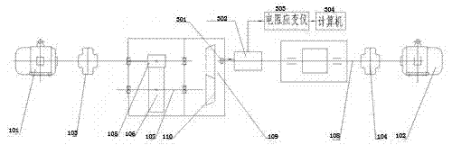 Double-disc type lubricating oil traction force testing machine