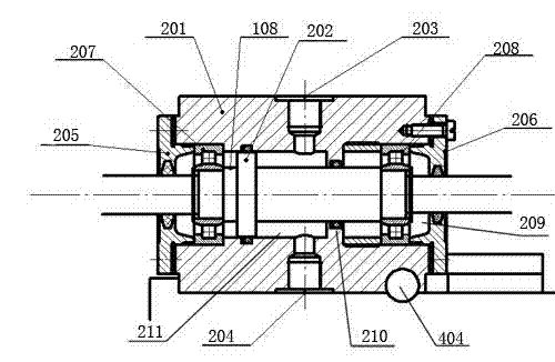 Double-disc type lubricating oil traction force testing machine