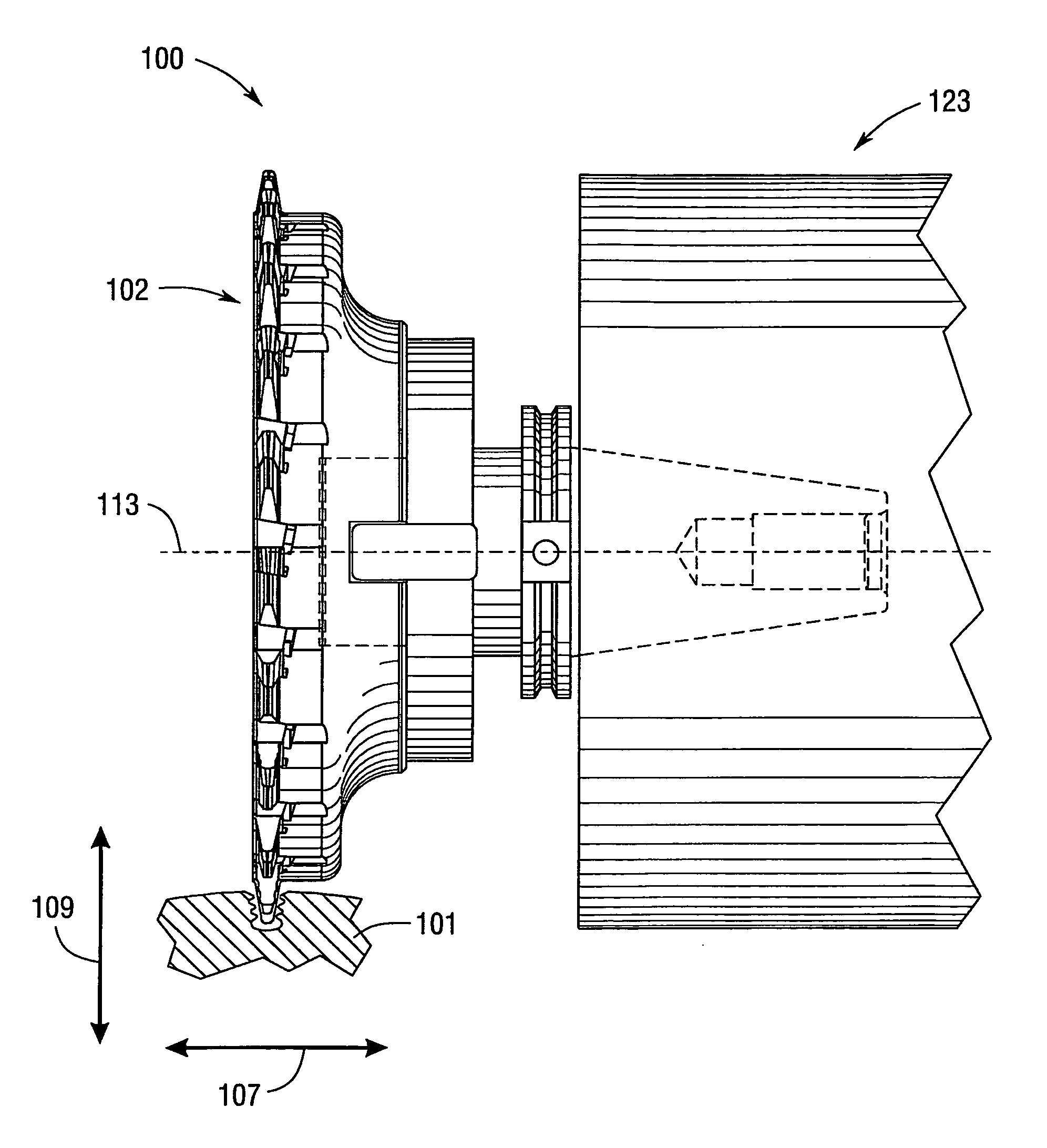 Slotting cutter and inserts for same