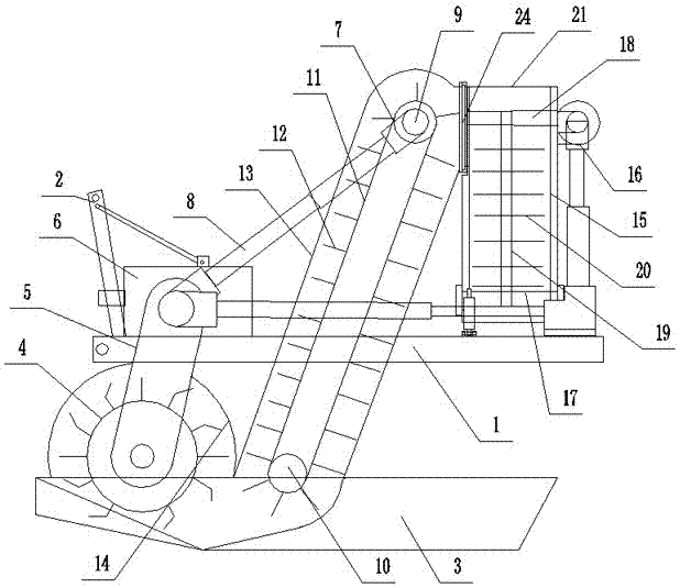 Paddy field trenching and soil transporting integrated machine