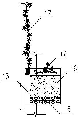 A rainwater collection and reuse device for building vertical greening