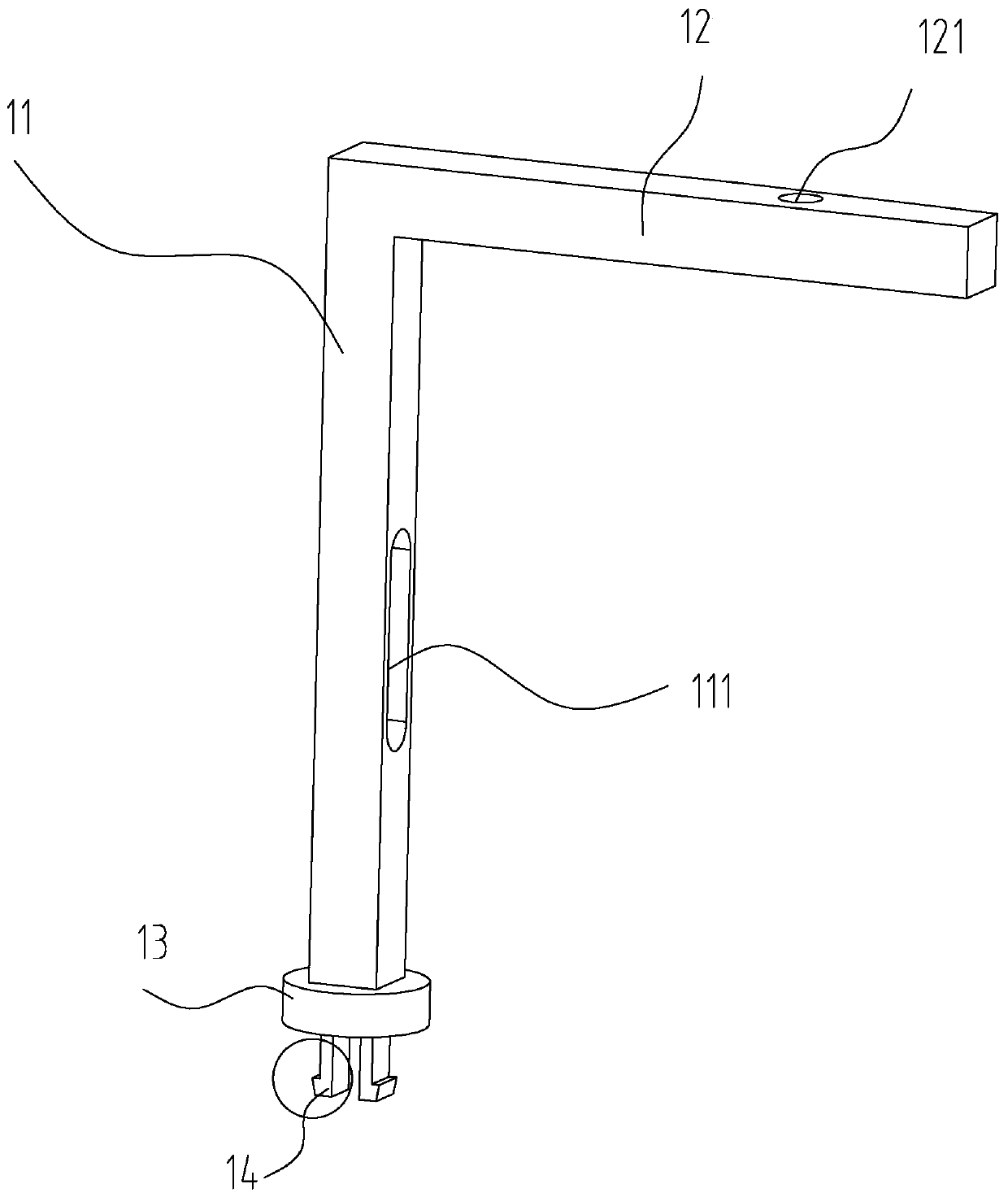 Clamping device of connection line