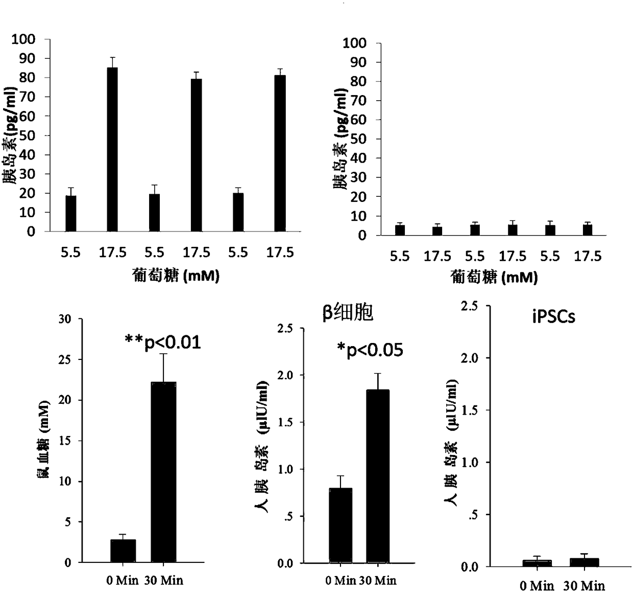 In vitro preparation method of pancreas islet beta cell