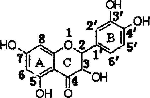 Method for extracting dihydro-quercetin from larch