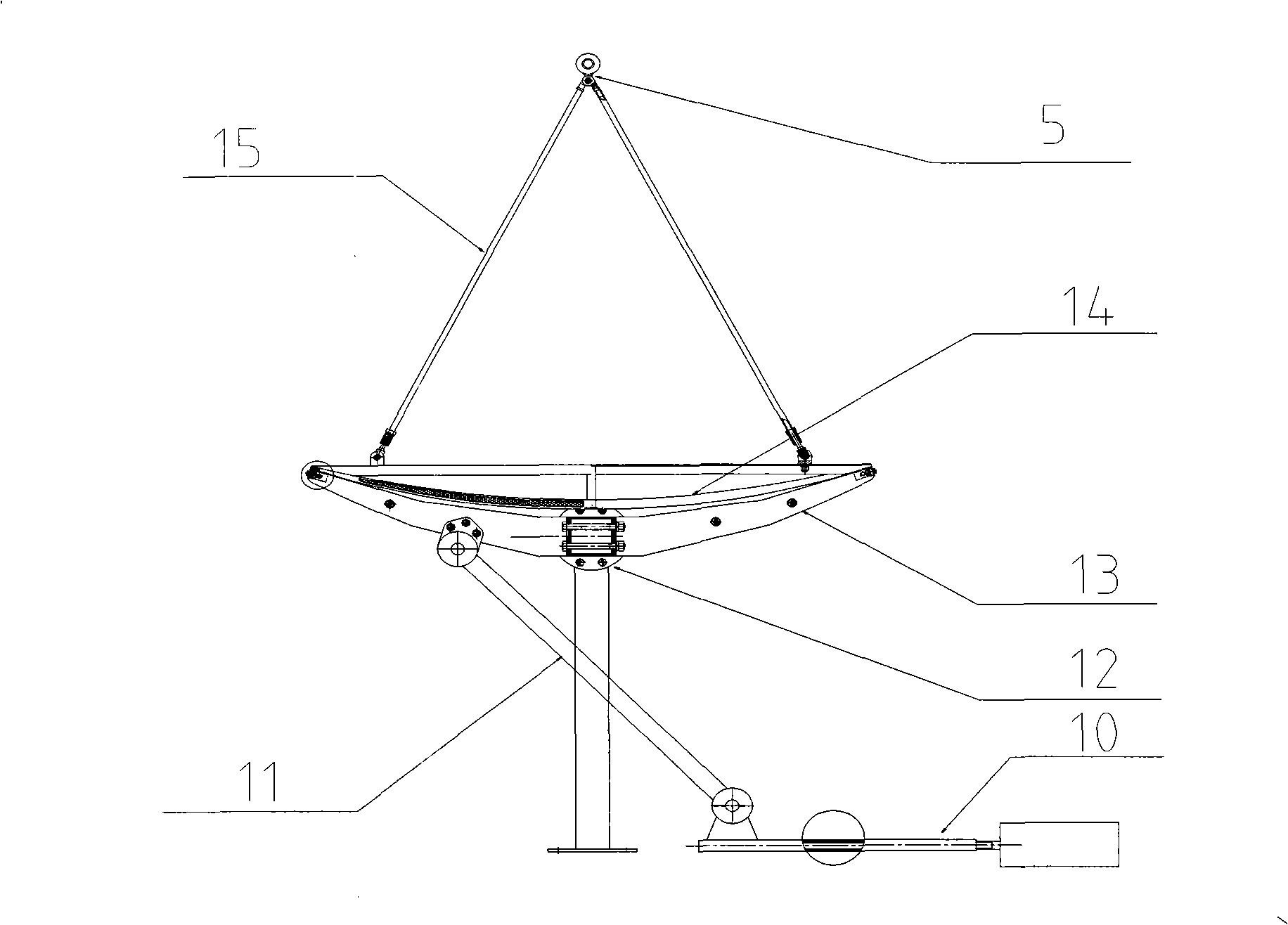 Gas-liquid two-phase separation type gravity assisted heat pipe solar boiler